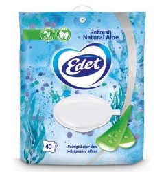 Edet Vochtig Toiletpapier Aloe Vera 40st